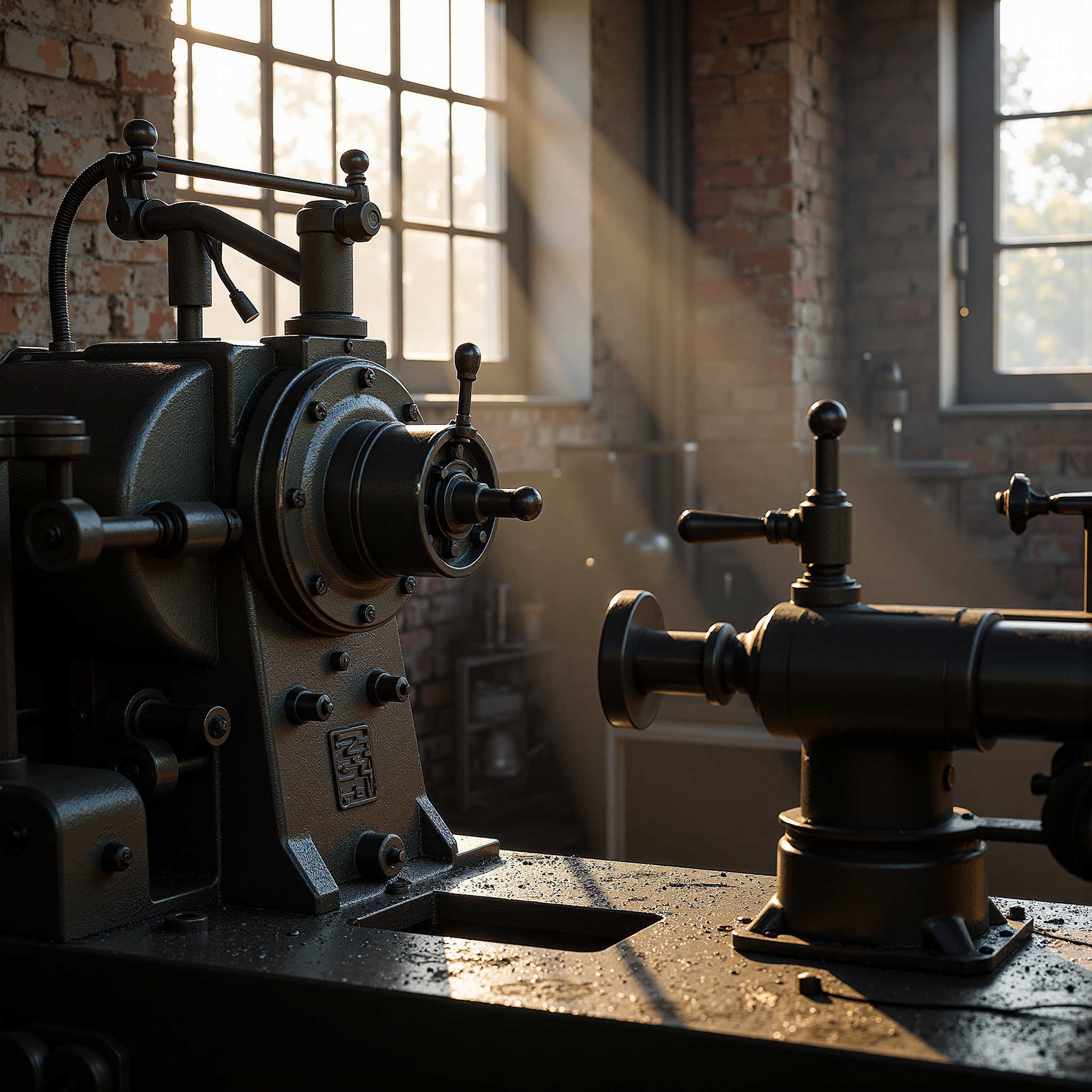 XK7132 CNC milling machine spindle and tooling