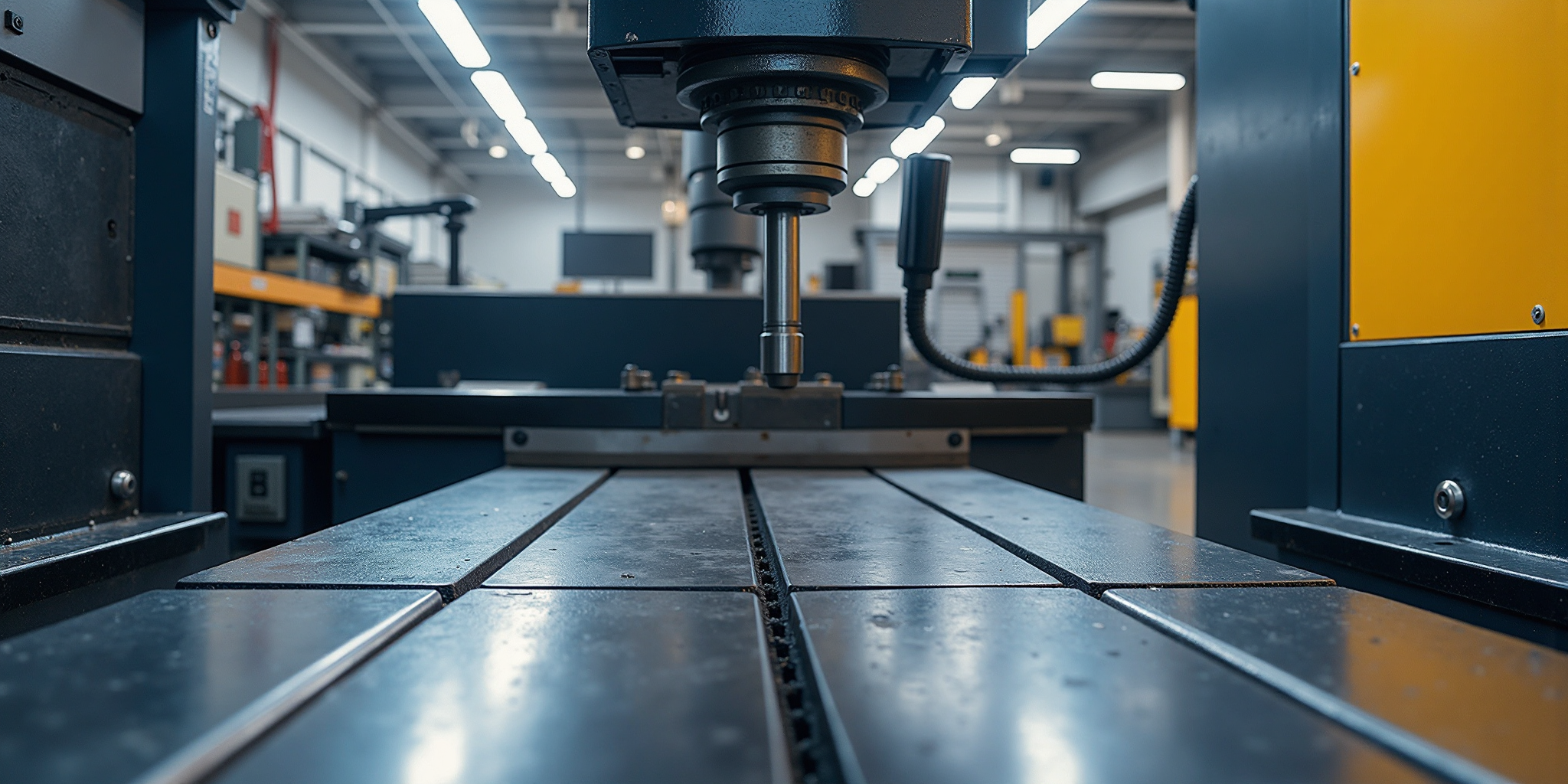 boring machine spindle and facing head detail
