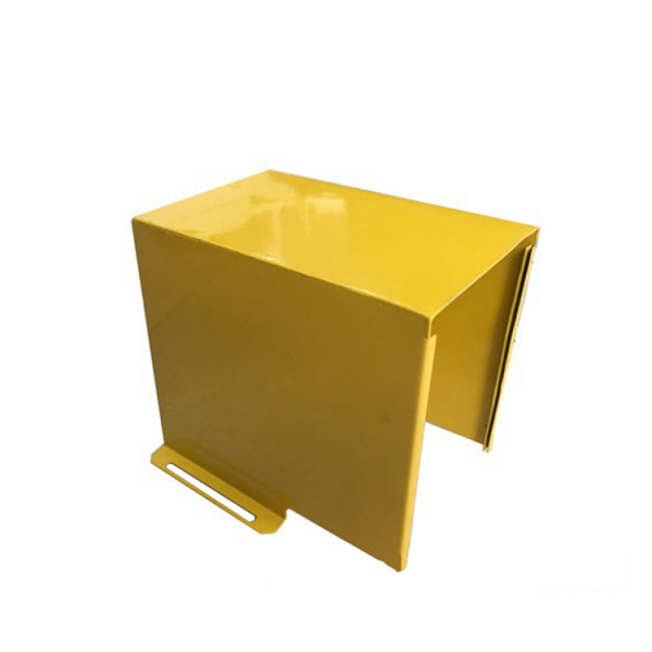 Machined component with a turned body and milled flats on its sides