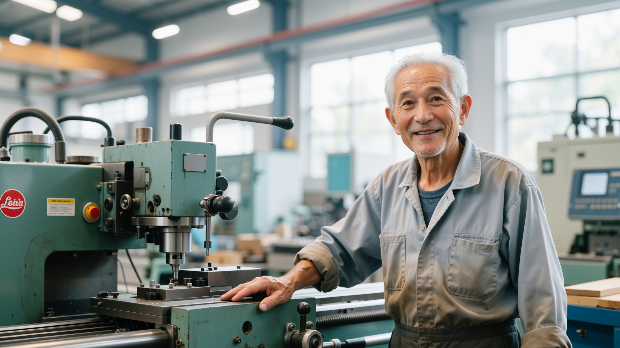 CNC lathe turret with turning tools