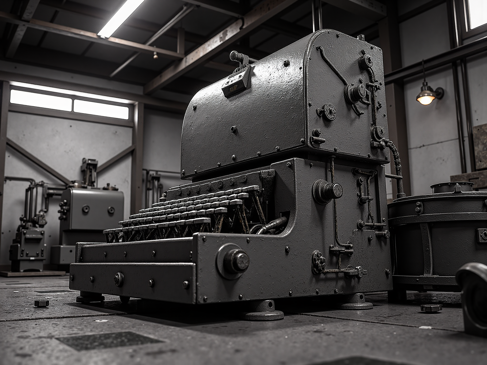 PM-6500 profile drilling and milling head on a long-stroke gantry